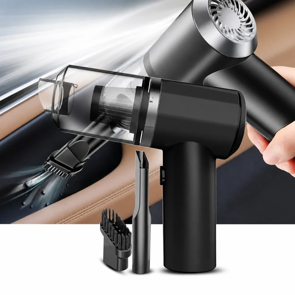 Aspiradora Auto Portátil Inalambrica 2 en 1 Recargable USB