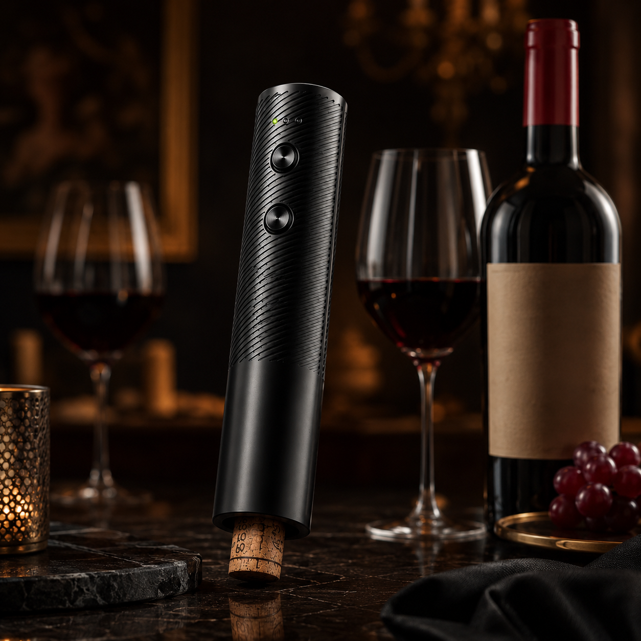 Sacacorchos Recargable para Vinos