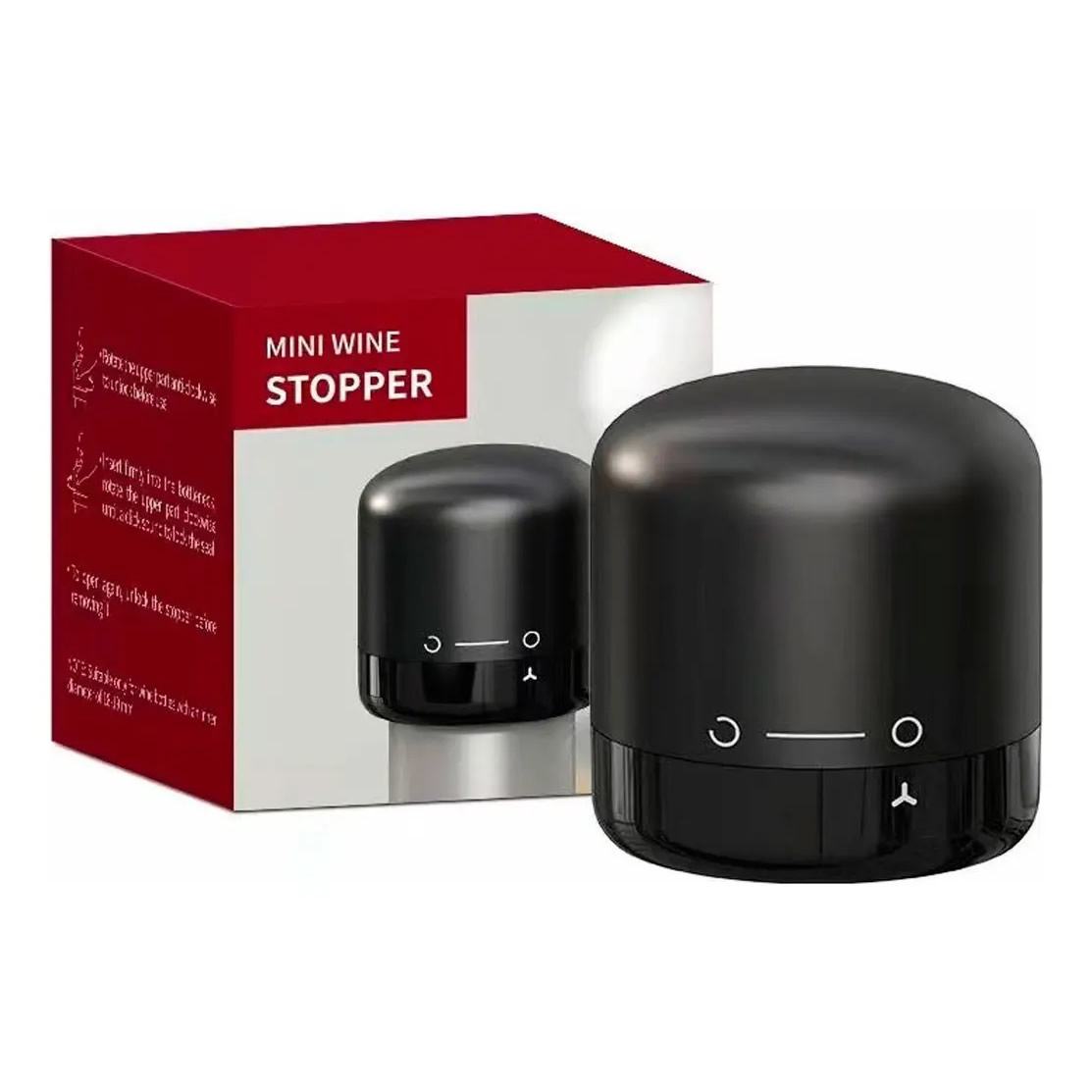 Tapon Hermetico Para Botellas De Vino Mini Wine