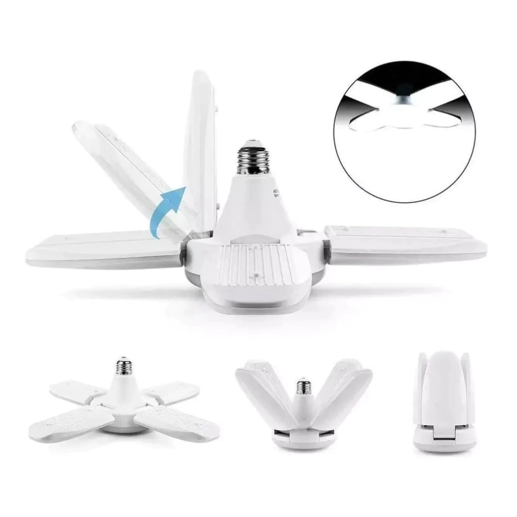 Lampara Led Plegable 4 Aspas