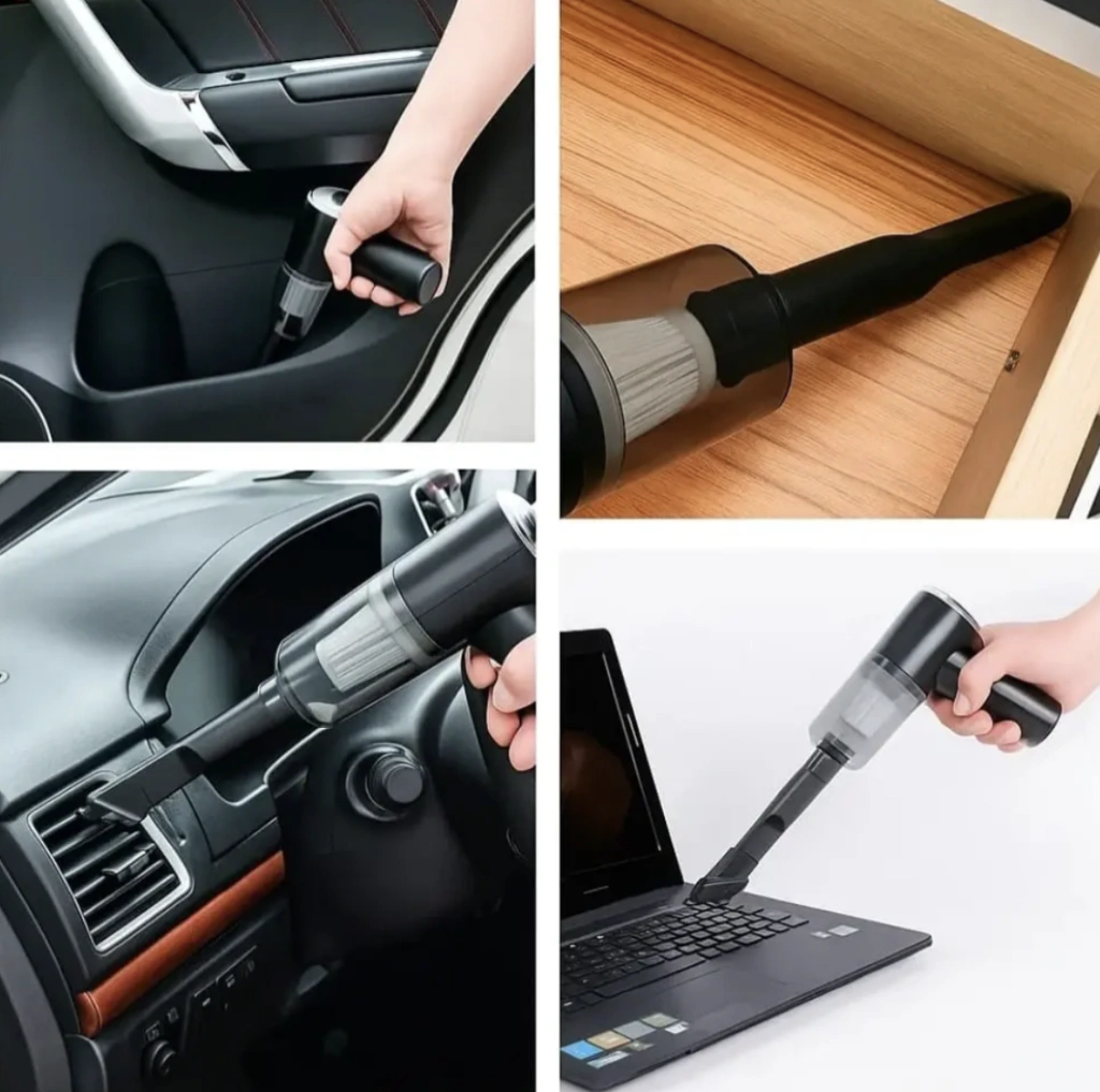 Aspiradora Auto Portátil Inalambrica 2 en 1 Recargable USB