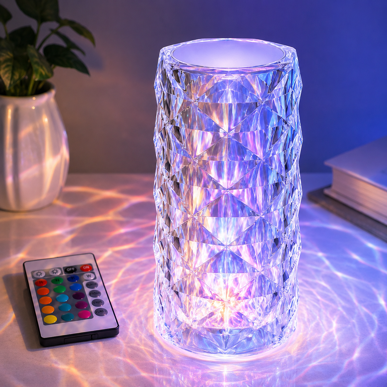 Lampara cristal Led