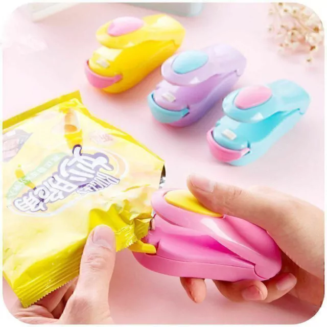 Mini Sellador De Bolsa a Pila (Con Iman)