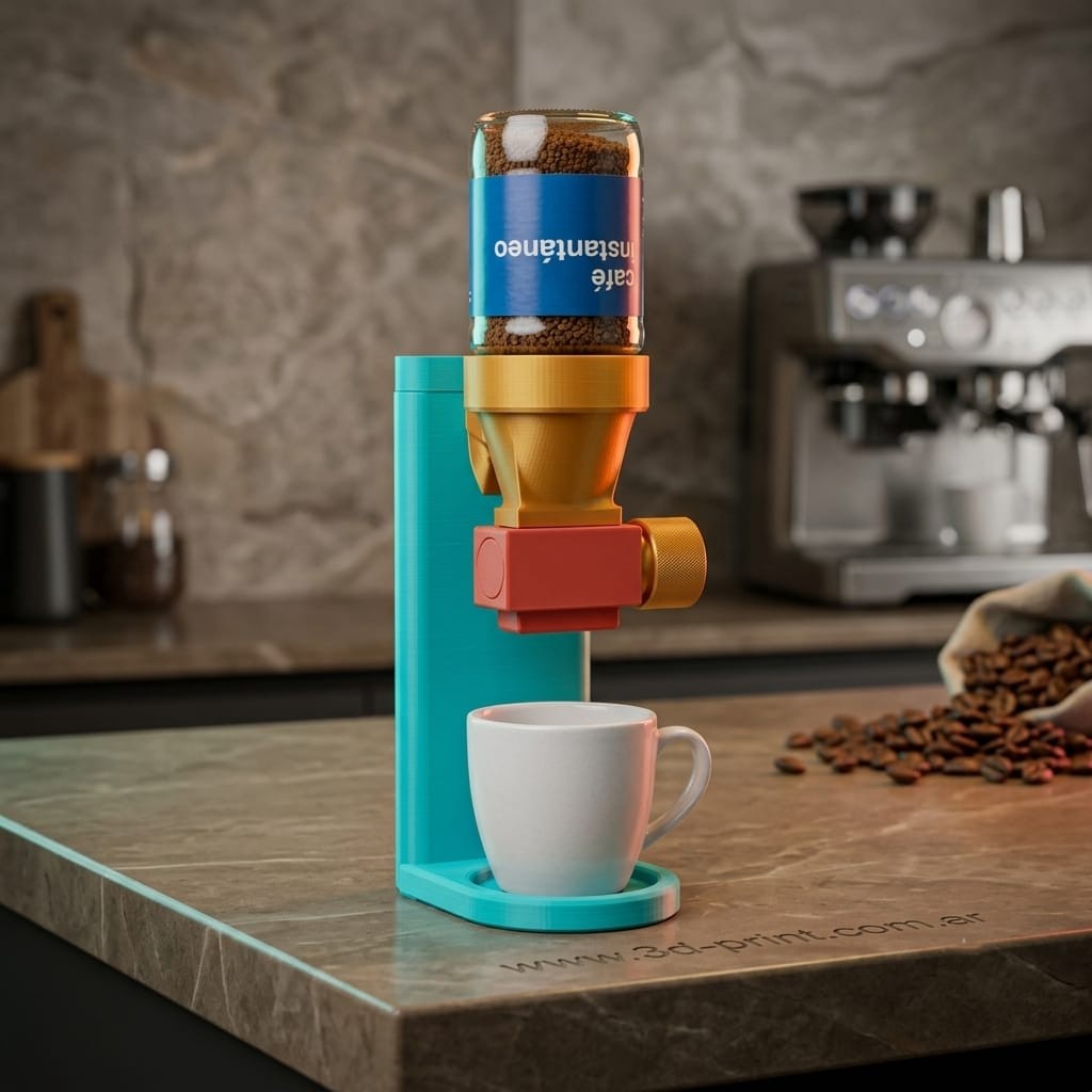 Dispensador de café instantáneo