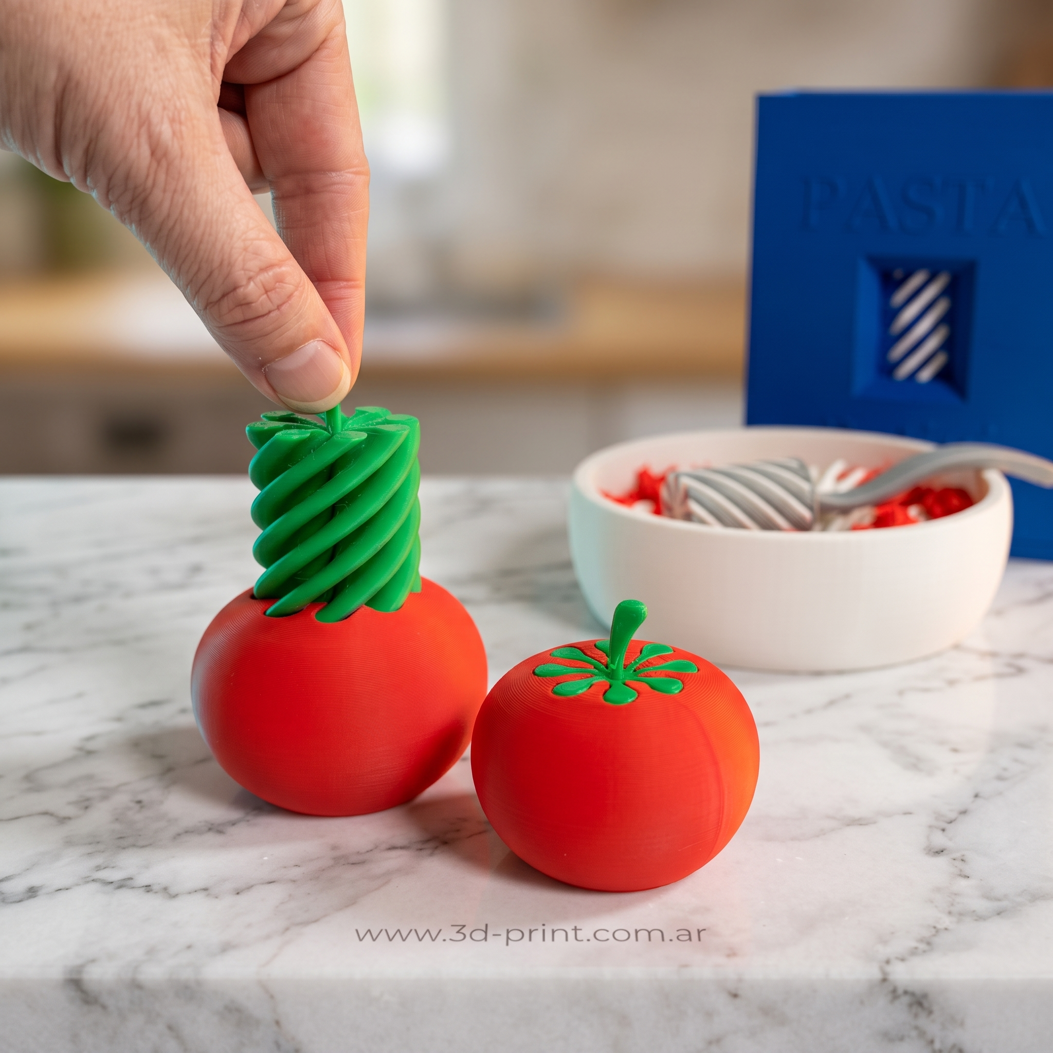 Juego de pasta giratorio (Tomato Twist)