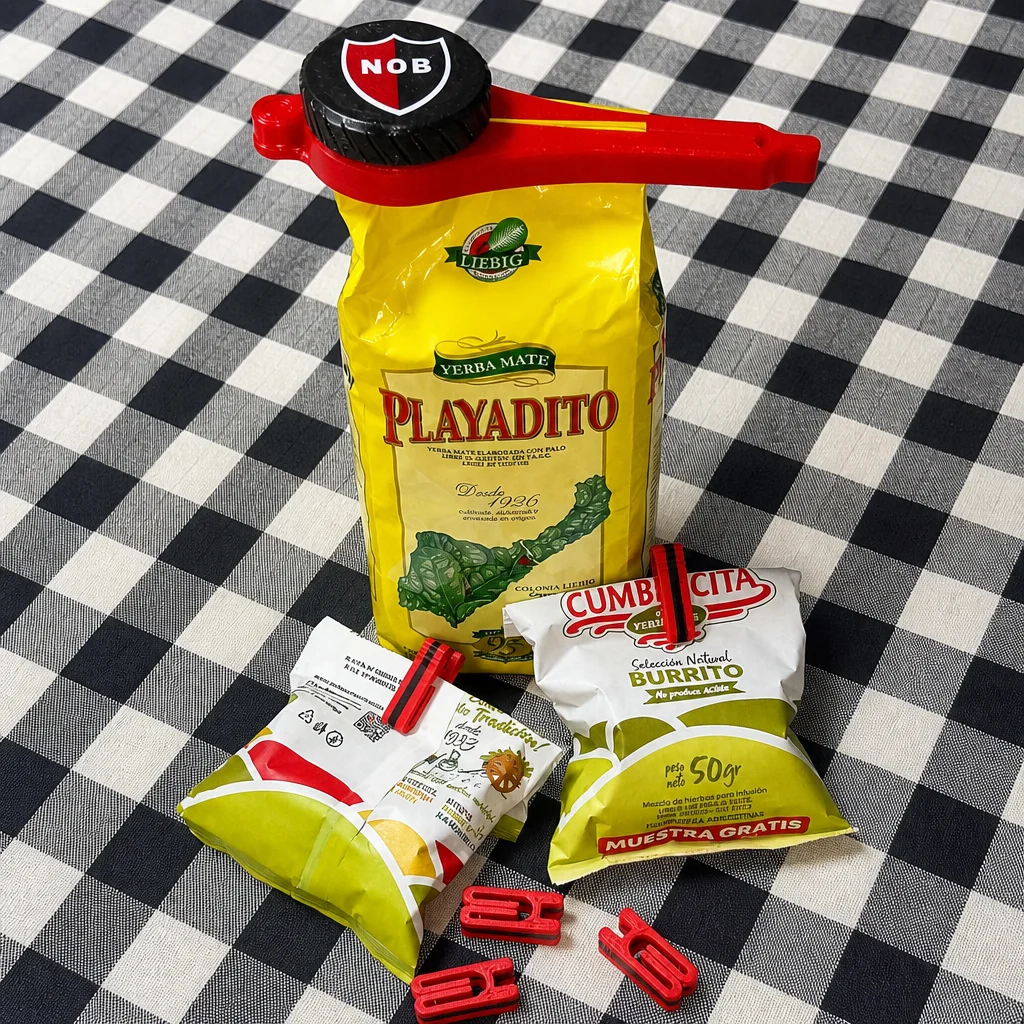 Combo Cierre con Tapa Rosca + 5 Mini Clips