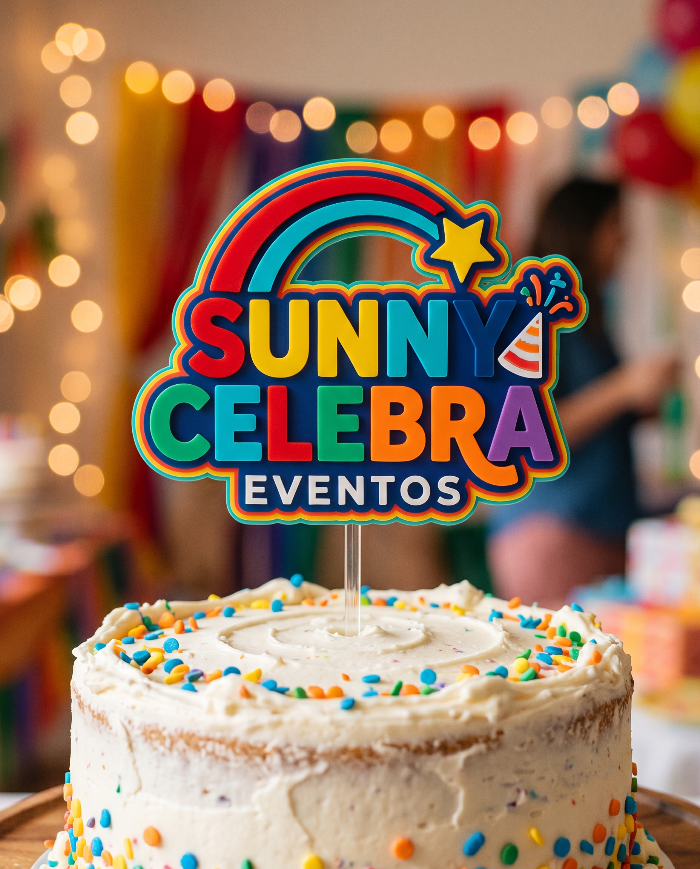 Topper de torta personalizado