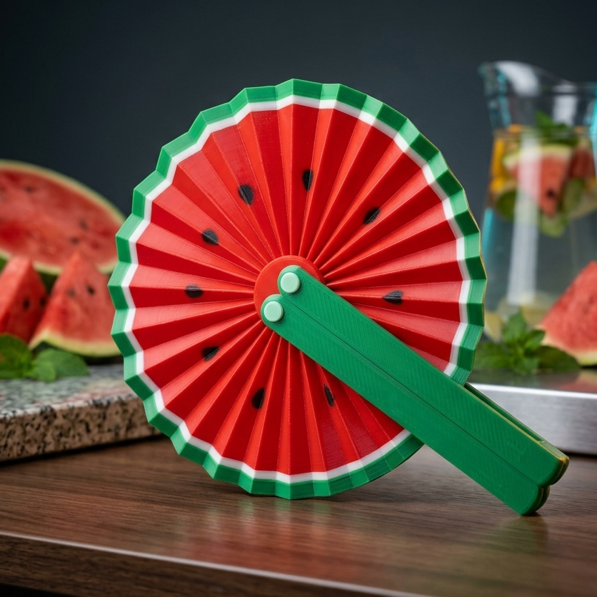 Abanico Plegable de Frutas