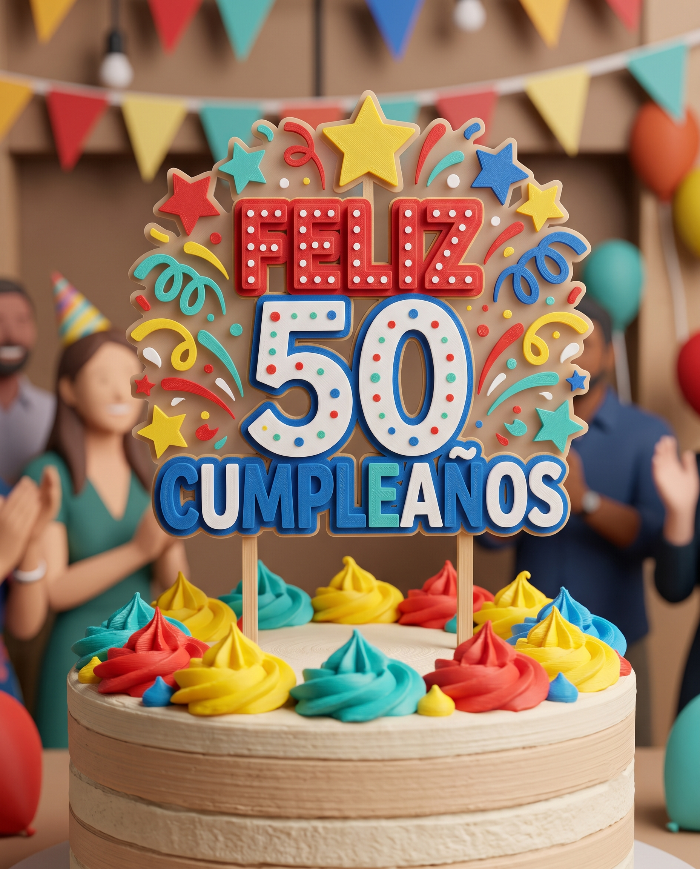 Topper de torta personalizado