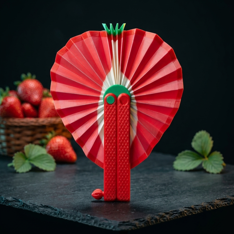 Abanico Plegable de Frutas